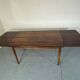 Vintage Danish Design Mid Century Modernist Rosewood extendable Rosewo