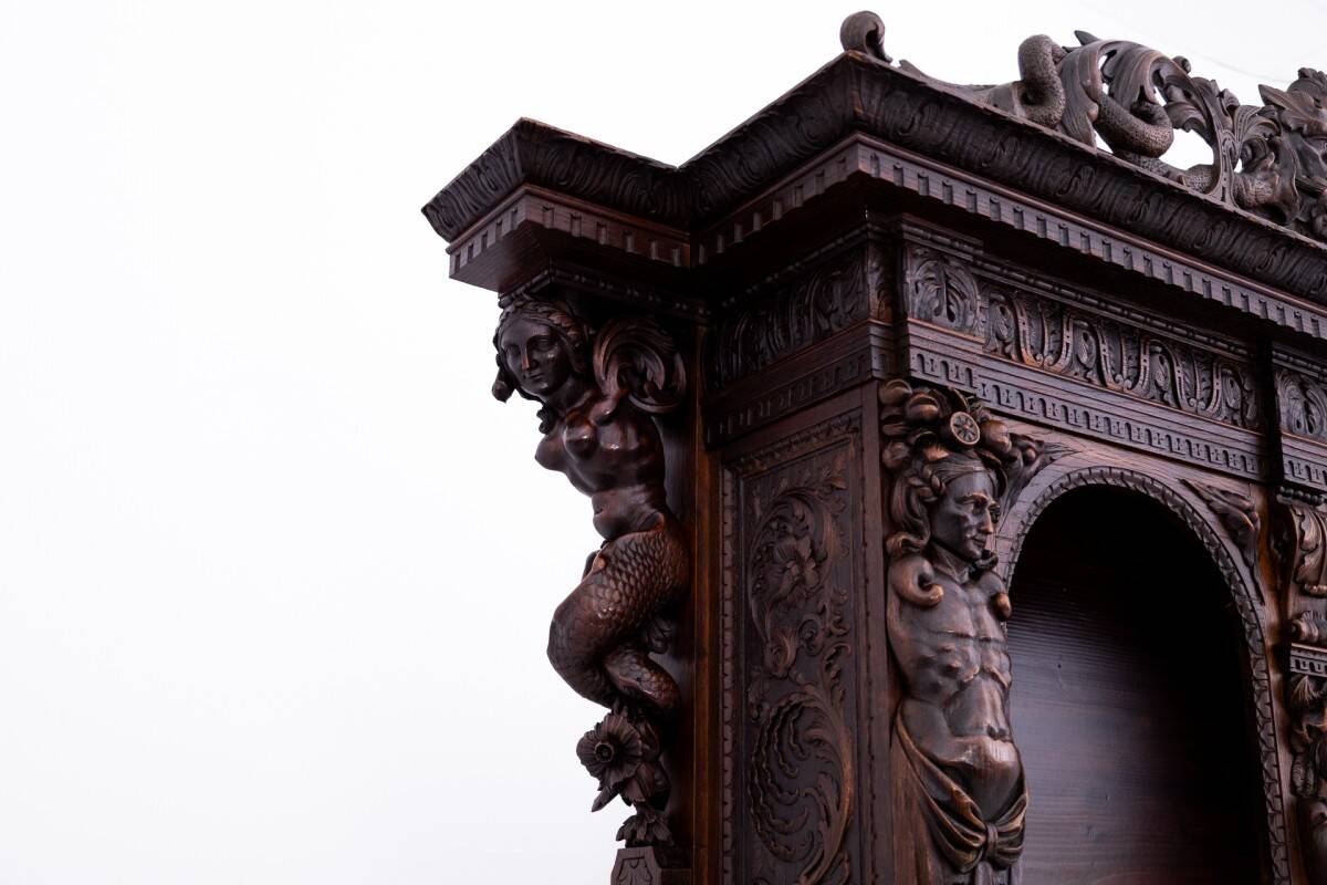 Historic cabinet, France, circa 1870.
