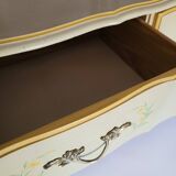 Commode double jaune pale