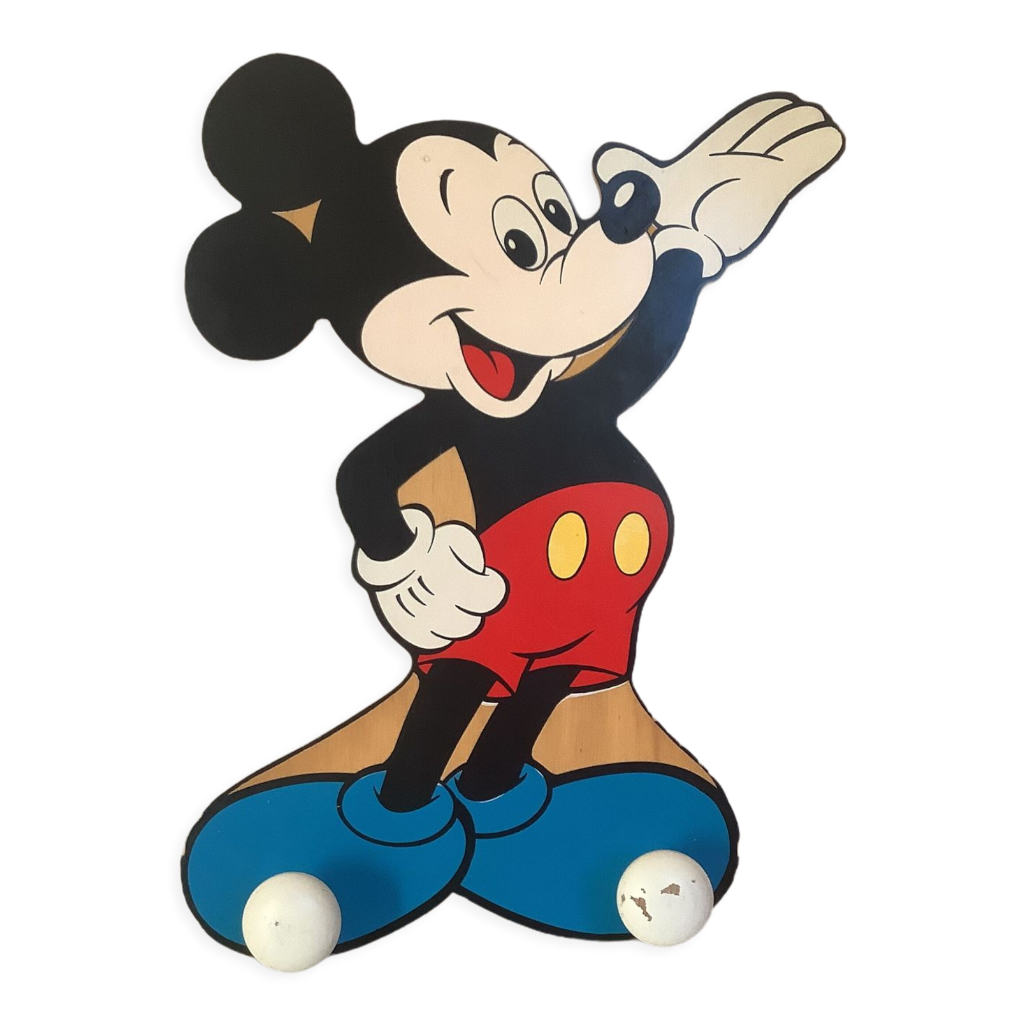 Old coat rack Mickey vila soldevila sa Spain in wood
