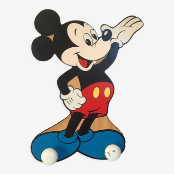 Ancien porte manteau Mickey vila soldevila sa Spain en bois