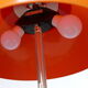 Lampe champignon orange vintage Unilux 1970