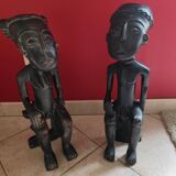 Pair of African statues