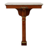 Console Table In Cherry Wood And Marble Top, Early 19th Century