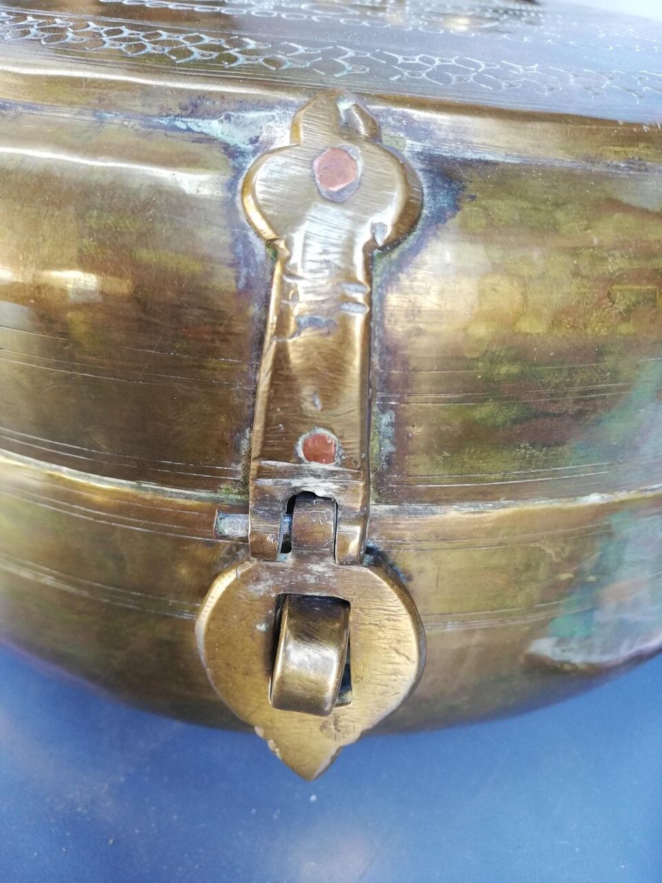 Indian copper box