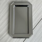 Small rectangular vintage tray made of lightweight metal
