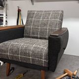 Pair of club armchairs