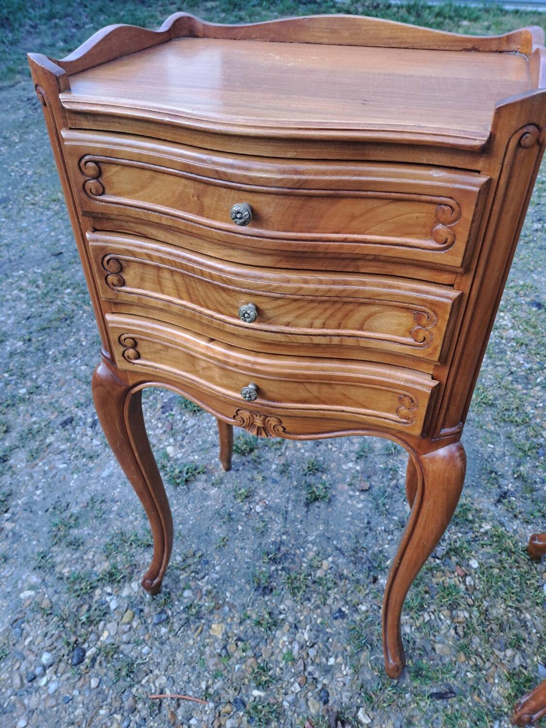 Louis XV style bedside table