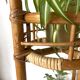 Porte plante vintage en rotin
