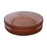 Service of 8 plates Rosaline Arcoroc