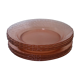 Service of 8 plates Rosaline Arcoroc