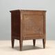 Directoire bedside table in walnut - Italy late 18th century
