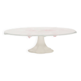 Présentoir à gâteaux en verre vintage Plateau à gâteaux Fleurs Mikasa Calypso
