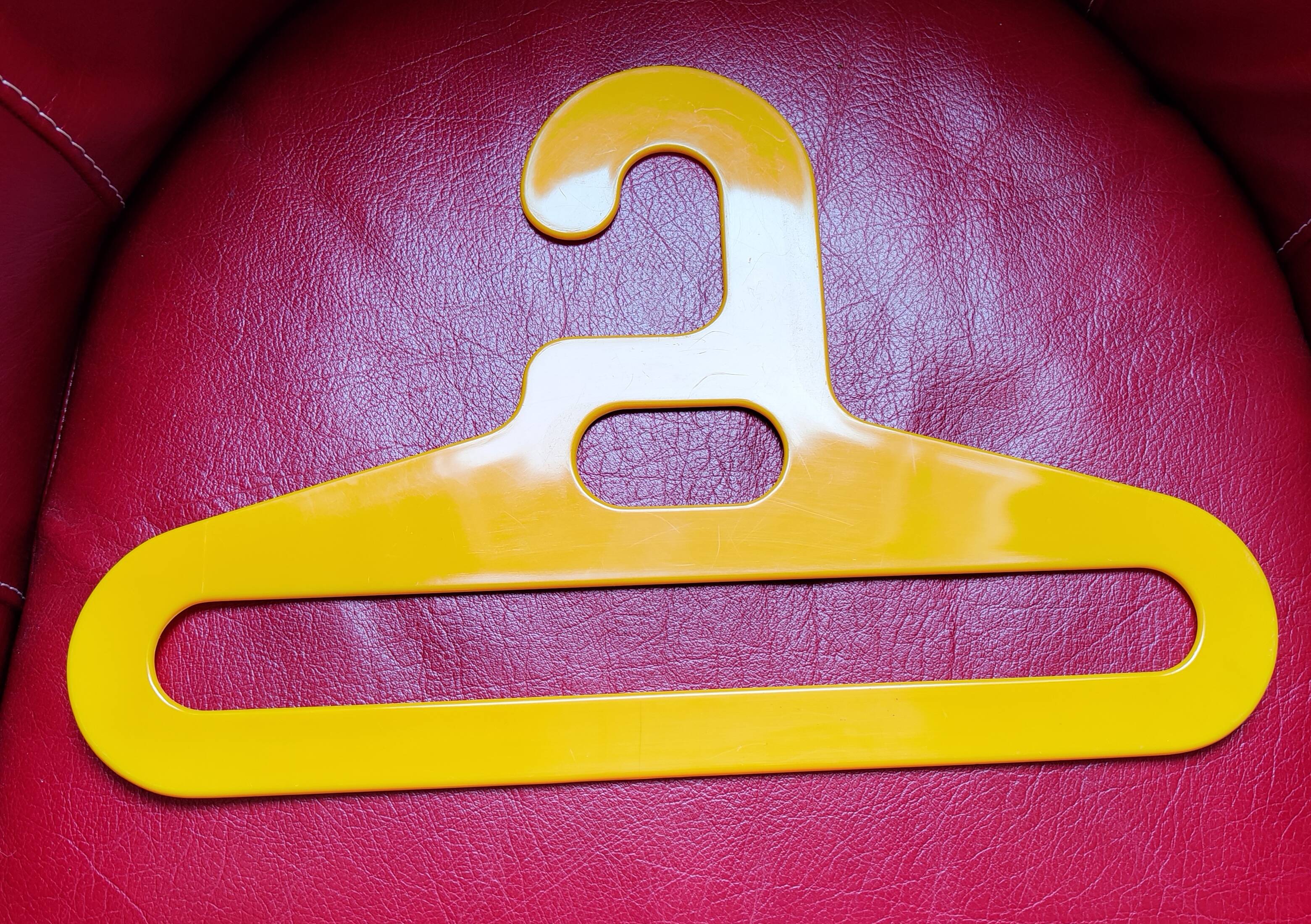 Vintage space age hangers from the 1970s
