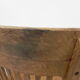 Oak office chair with spring mechanism and armrests