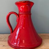 Wide pitcher in glazed sandstone