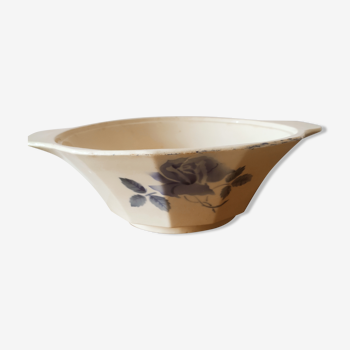 Salad bowl Digoin in faience