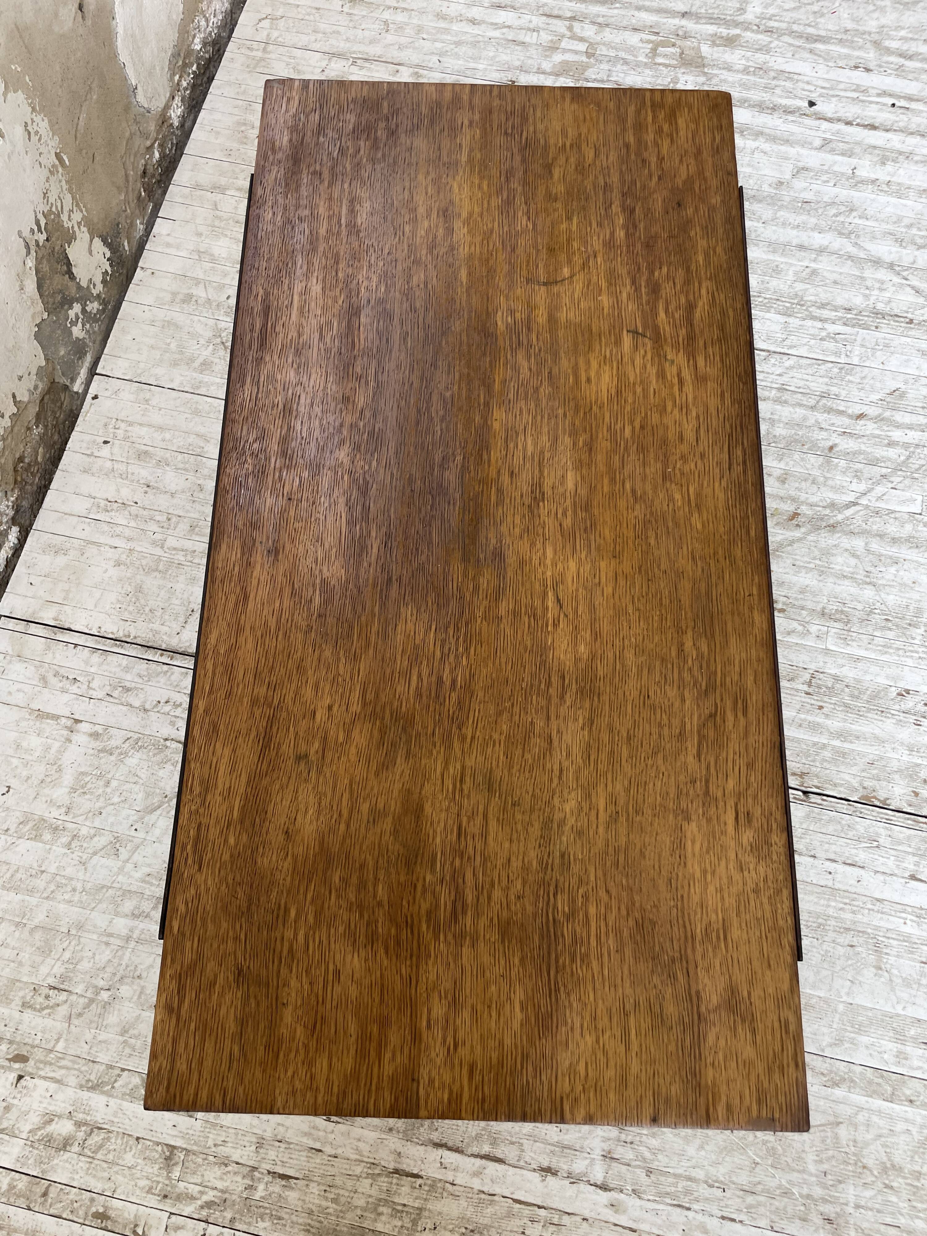 50s modernist oak coffee table