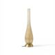 Large table lamp in Murano glass with gold glitter in the style of Barovier and Toso.