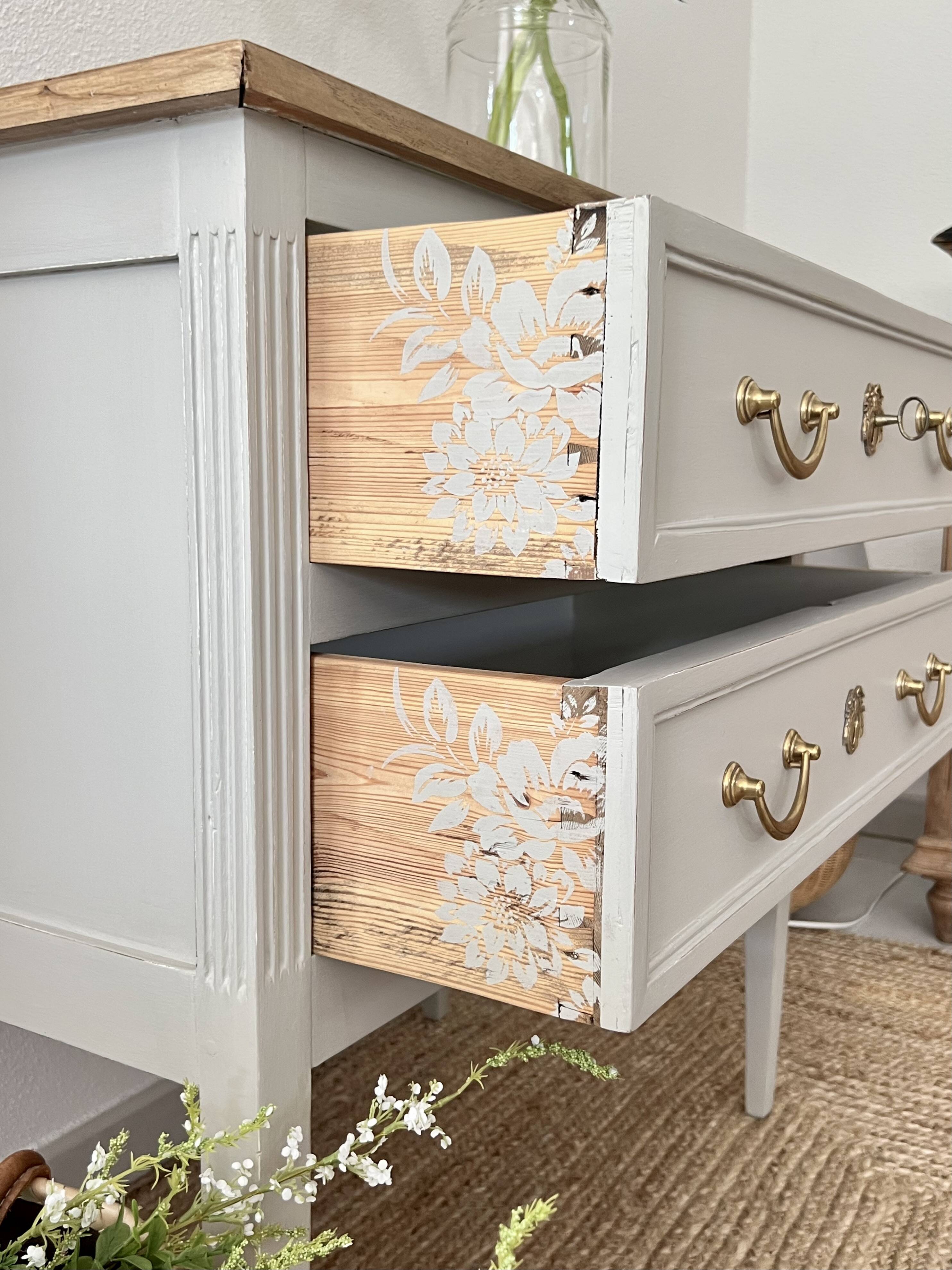 Louis XVI style chest of drawers known as sauteuse