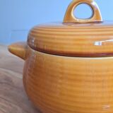 Soupière vintage ocre