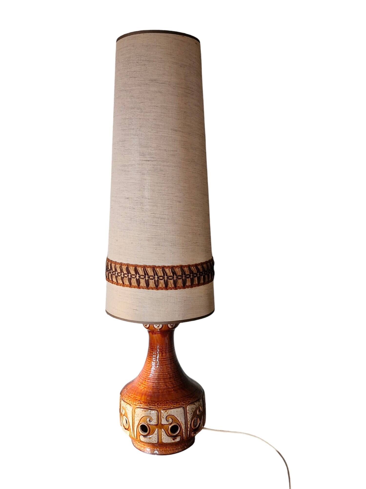 70s ceramic floor lamp