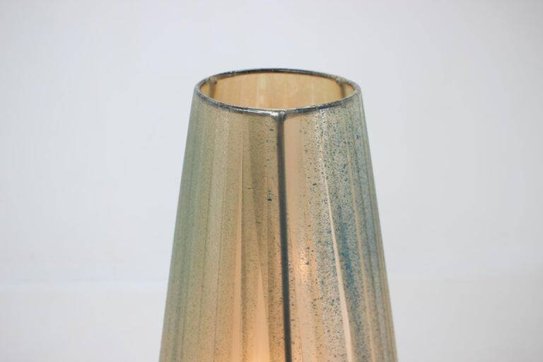 Big mid-century Space Age floor lamp "Rocket" Czechoslovakia / 1960s