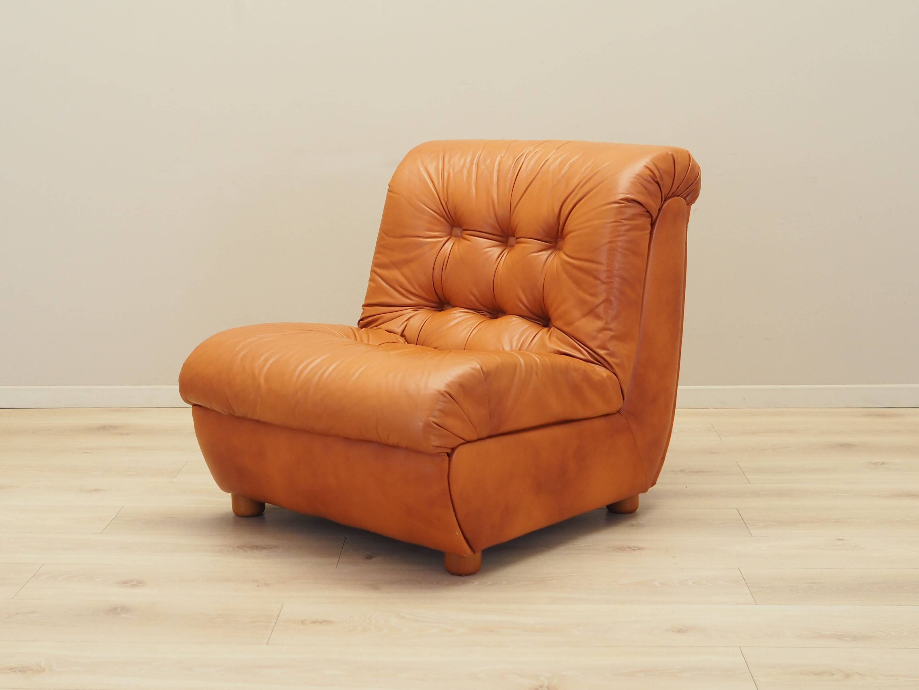 Red armchair, Italian design, 1970s, production: Italy