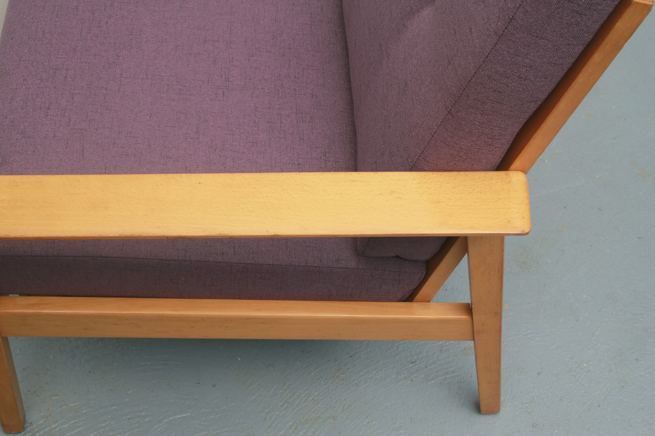 1960s armchair in violett