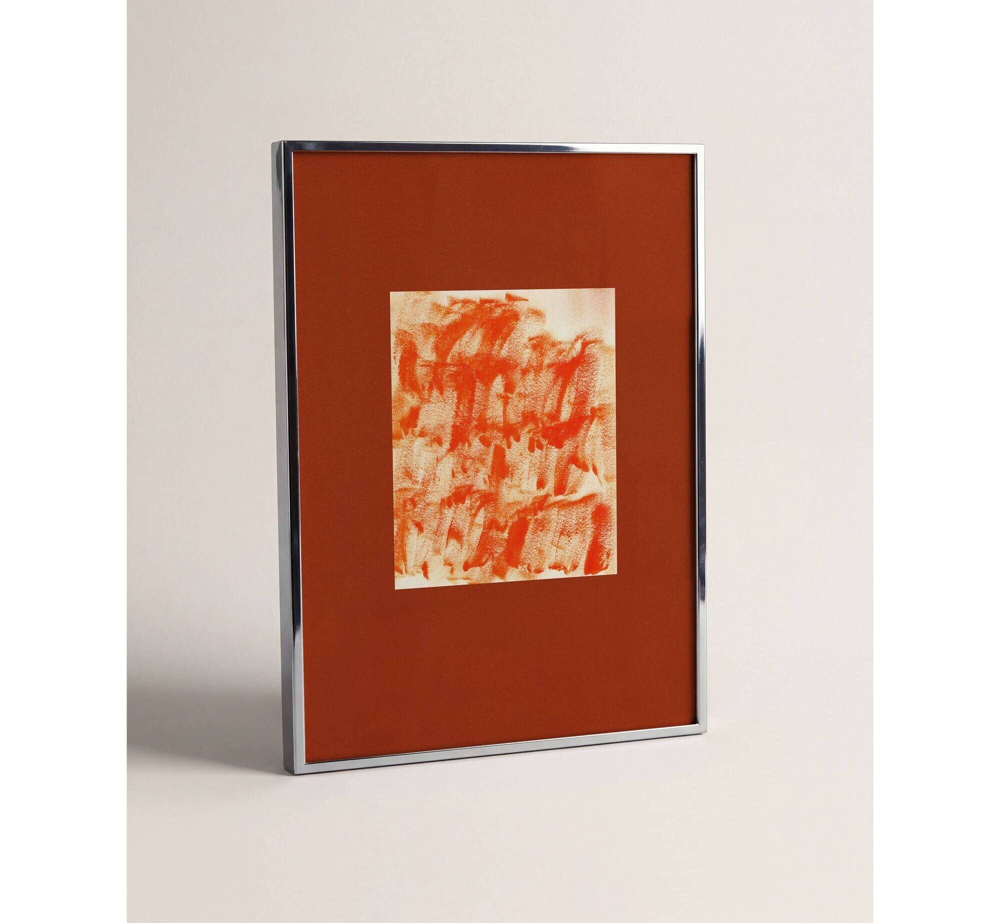 Abstract art poster based on a painting signed Eawy.