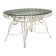 Vintage white enamelled iron garden table, Italy, 1960s