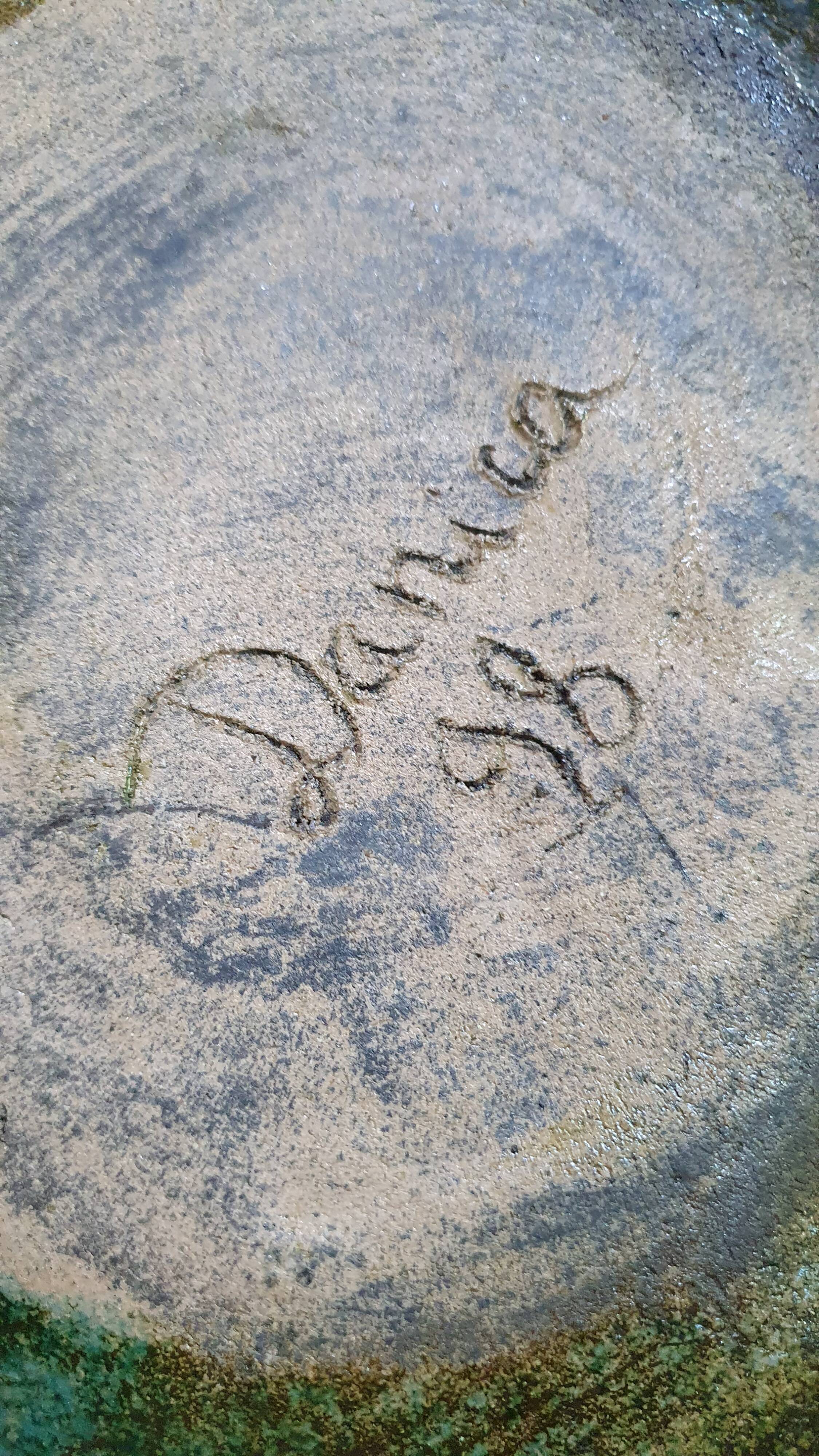 Square ceramic pocket trays Vallauris