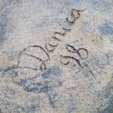 Square ceramic pocket trays Vallauris