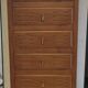 Art Deco style solid wood storage unit - mid 20th century