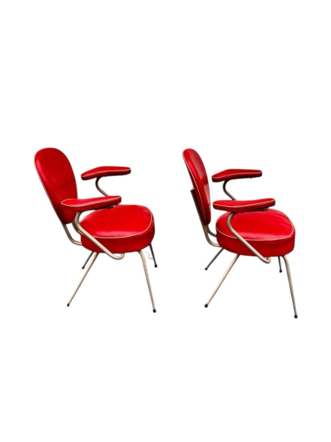 2 old vintage armchairs