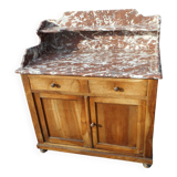 old bathroom cabinet / dressing table with marble