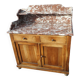 old bathroom cabinet / dressing table with marble