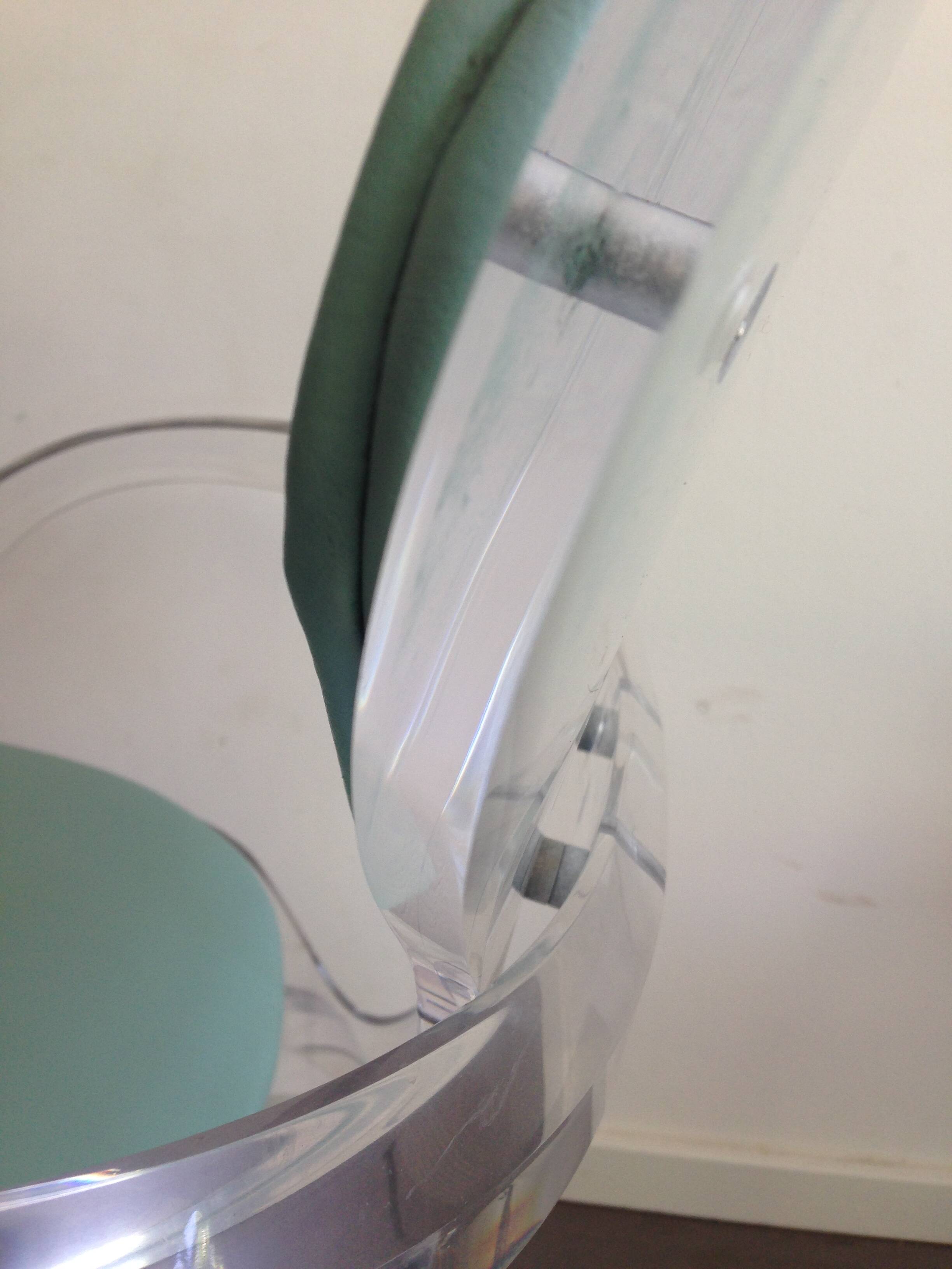 Very rare 1980's Lucite 'Cherner' cHAIR