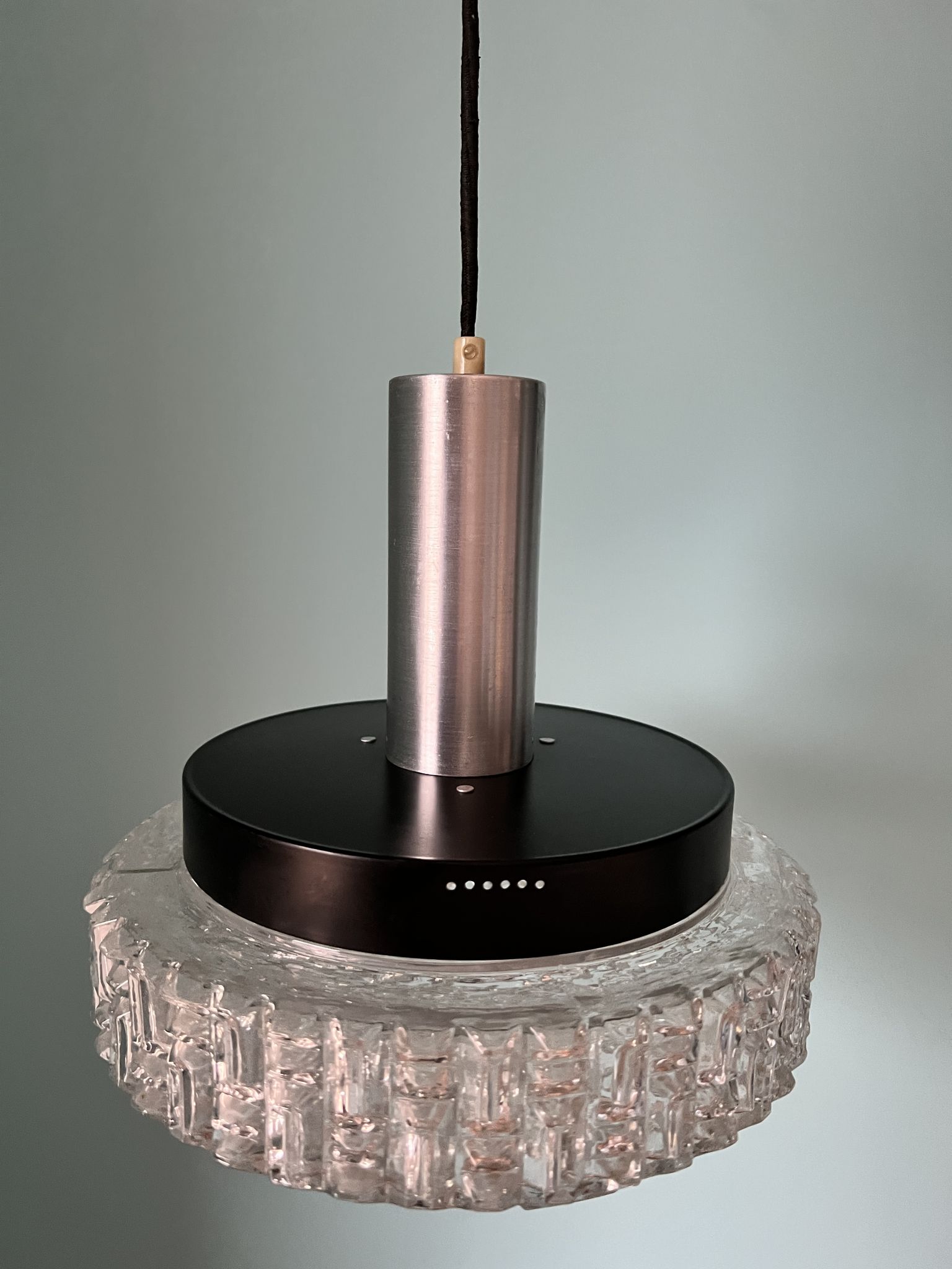 Art deco lamp / mid century lamp / 1960s / ceiling pendant lamp