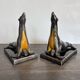 Pair of antique Art Deco bookends