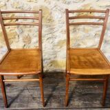 Pair of vintage bistro chairs, Stella Luterma, Circa 60'