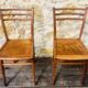 Pair of vintage bistro chairs, Stella Luterma, Circa 60'