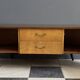 1960s kidney-shaped sideboard in two-tone wood