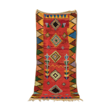VINTAGE BOUJAD, BERBER RUG, 105 X 248