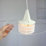 Scandinavian Duett Plexiglas and Metal Pendant Lamp from Landskrona Sweden