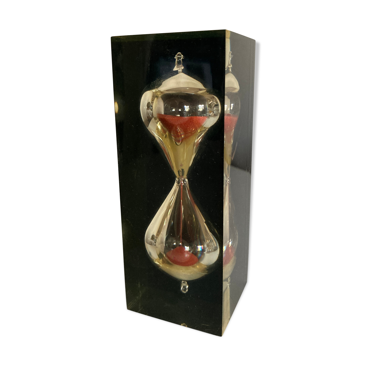 Plexiglass hourglass 1970
