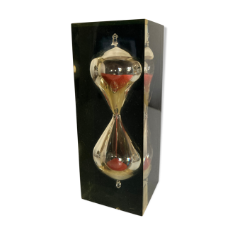 Plexiglass hourglass 1970