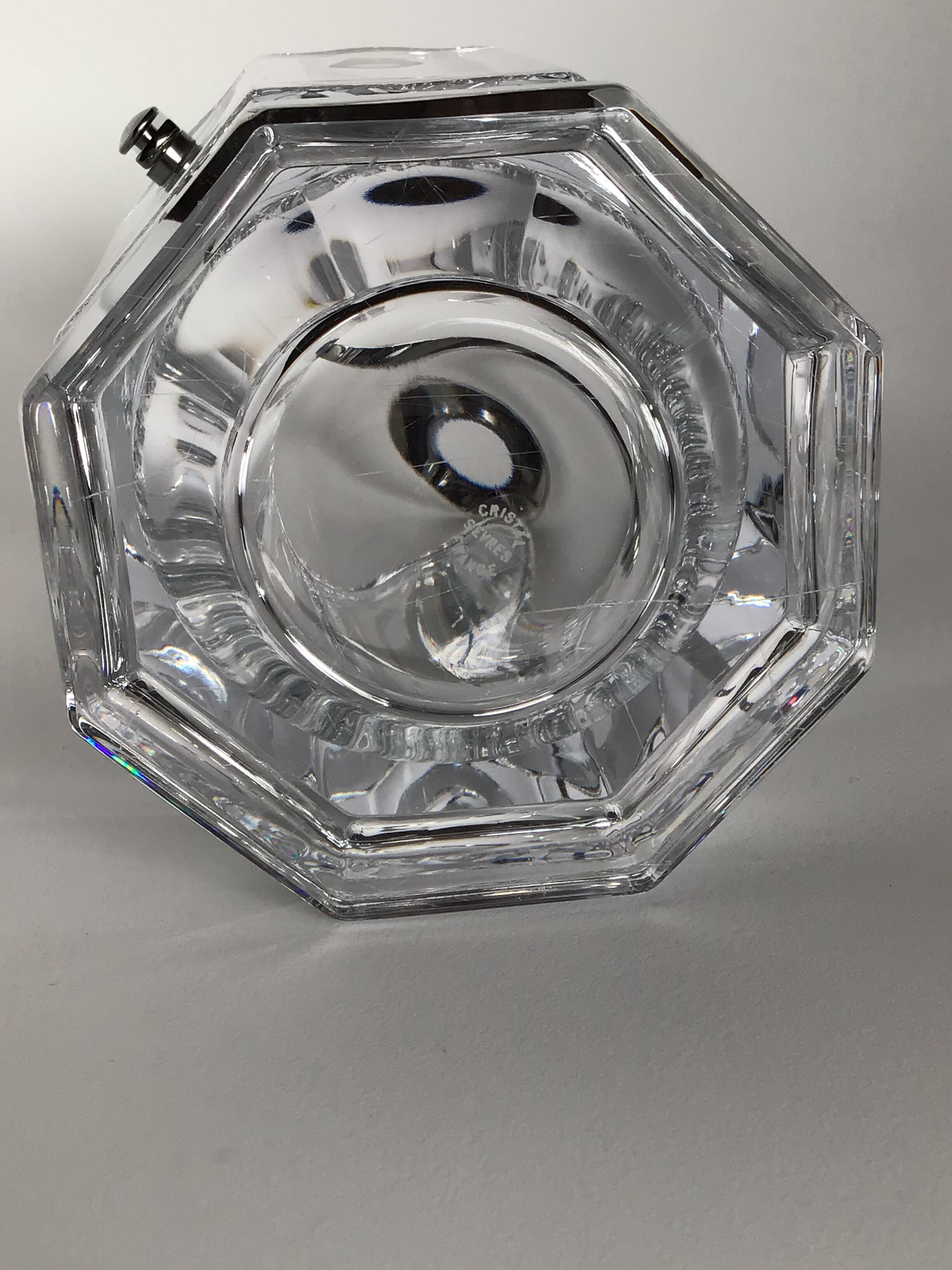 Crystal ice bucket sèvres octagonal