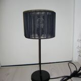 Openwork black lamp
