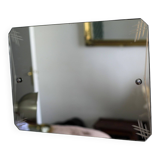 Rectangular beveled mirror 60x42